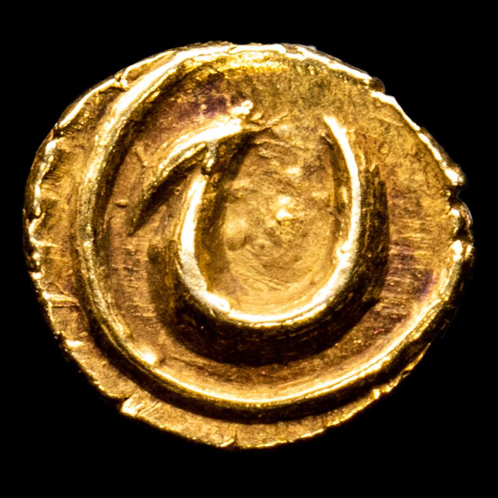India – Mysore Kingdon. Gold Fanan. (0,31 g.). AH 1218. KN # α 128-1. UNC. Mauludi era. Tipo Sultan – PATAN