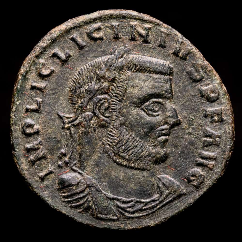 Licinio I. (312-313 dC). Tesalónica. Follis. (Spink. 15250) (Co. 126) (RIC. 51). 2,94 gramos.  XF-.