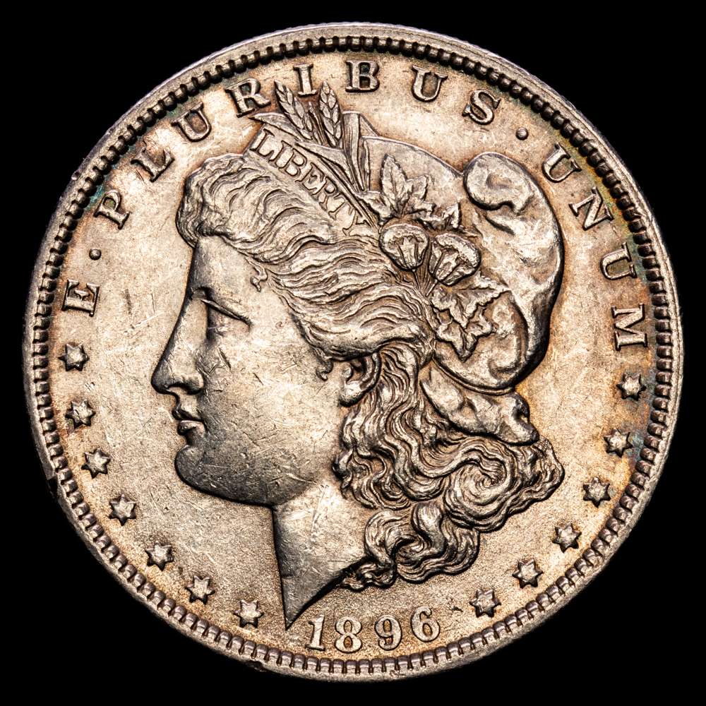 Estados Unidos. Morgan Dollars. 1 dollar. 1896. Philadelphia. (Km-110). Ag. 26,76 g. EBC. Suave pátina.