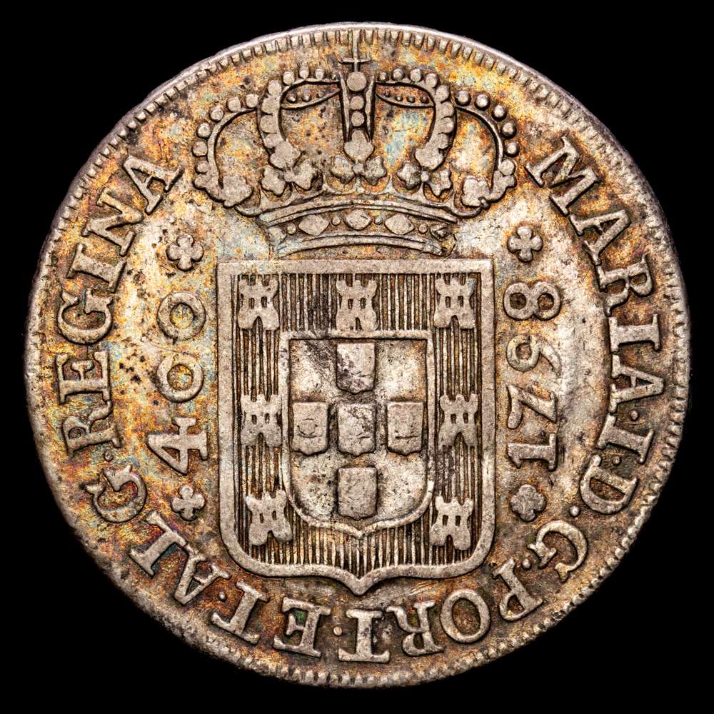 Portugal – Maria I. 400 Reis. (14,74 g.). Lisboa. 1798. K288. MBC.
