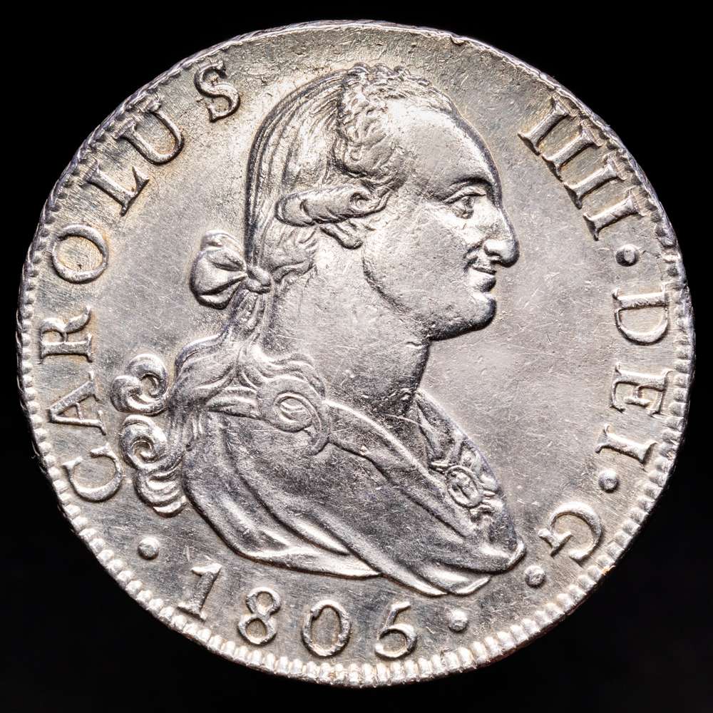 Carlos IV (1788-1808). 8 reales. 1805. Madrid. FA. (Cal-943). Ag. 27,12 gramos. EBC/EBC+.
