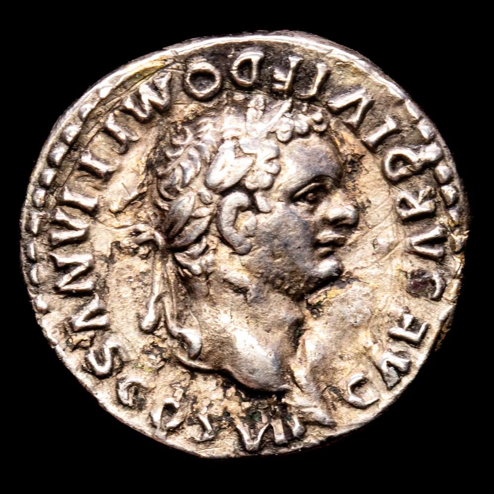 Domiciano. Denario. 80-81 dC Roma. (Ric-II 2.266). (Bmcre-92). (Rsc-397a). Ag. 3,34 gramos. MBC+.