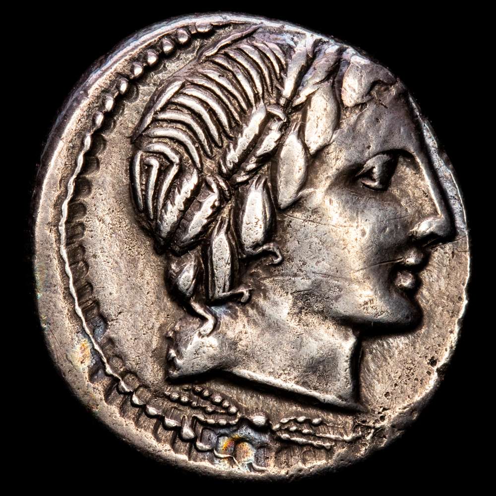 República – C. Gargilius, Ogulnius, and M. Vergilius. Denario. (3,69 g.). Roma. 86 B.C. CRAW-350A/2. MBC+. Bella pátina de monetario antiguo