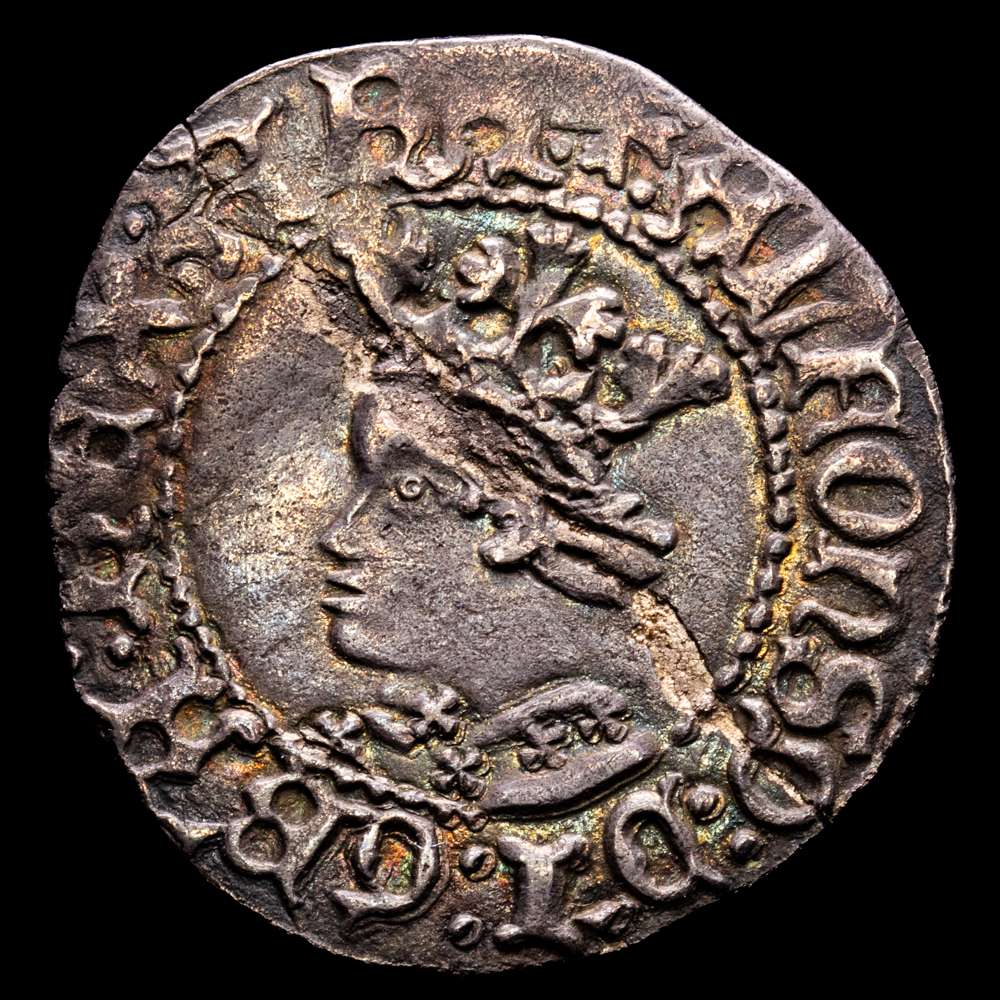 Alfonso IV (1416-1458). Perpinyá. Croat. (Cru.VS 825.1) (Cru.CG 2868). Escasa. 2,93 gramos. EBC-. Bello color.