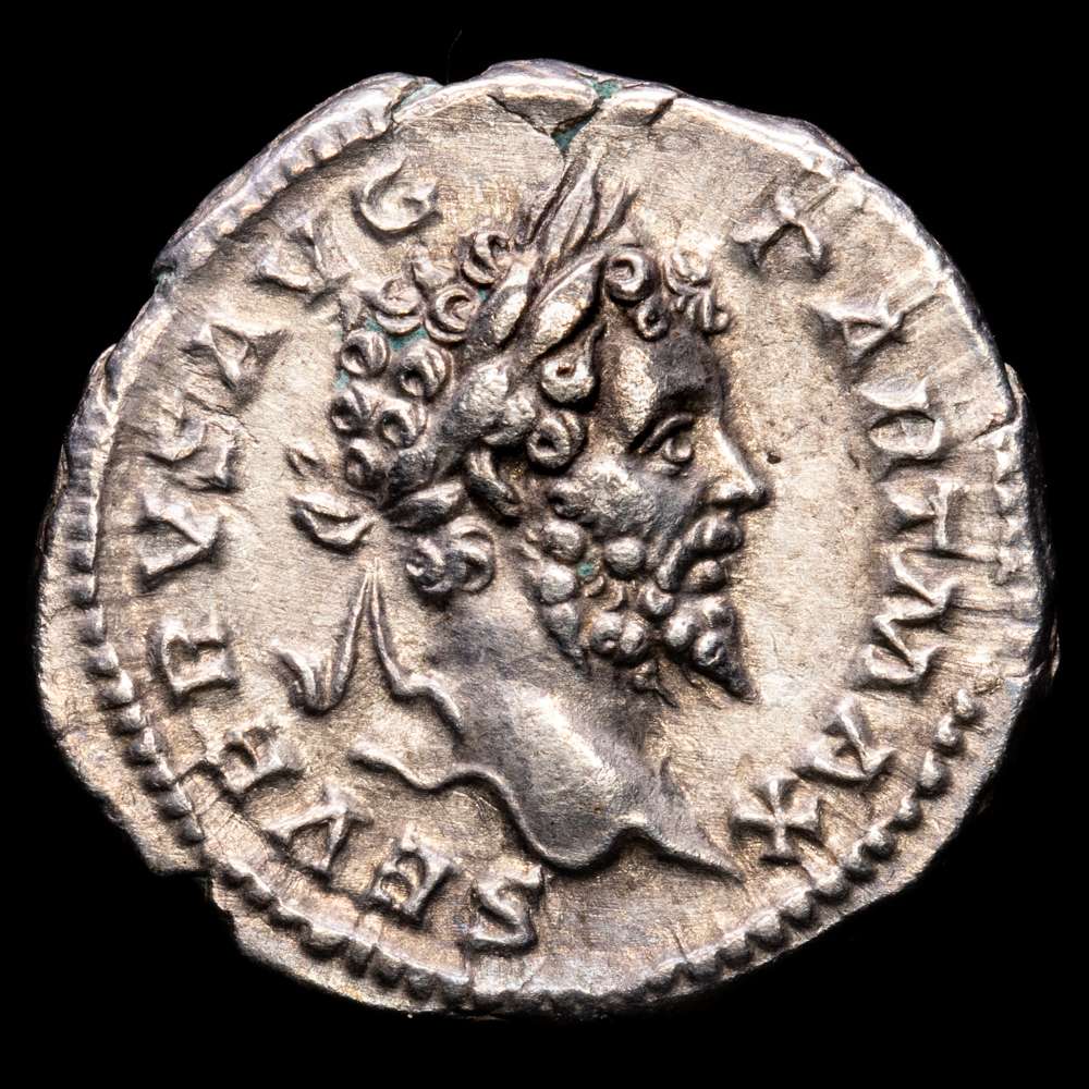 SEPTIMIIO SEVERO. 193-211 d. C. Denario AR (19,5 mm, 3,46 g). Acuñado en el año 200 d. C. RIC IV 150; BMCRE 175; RSC 454. XF.