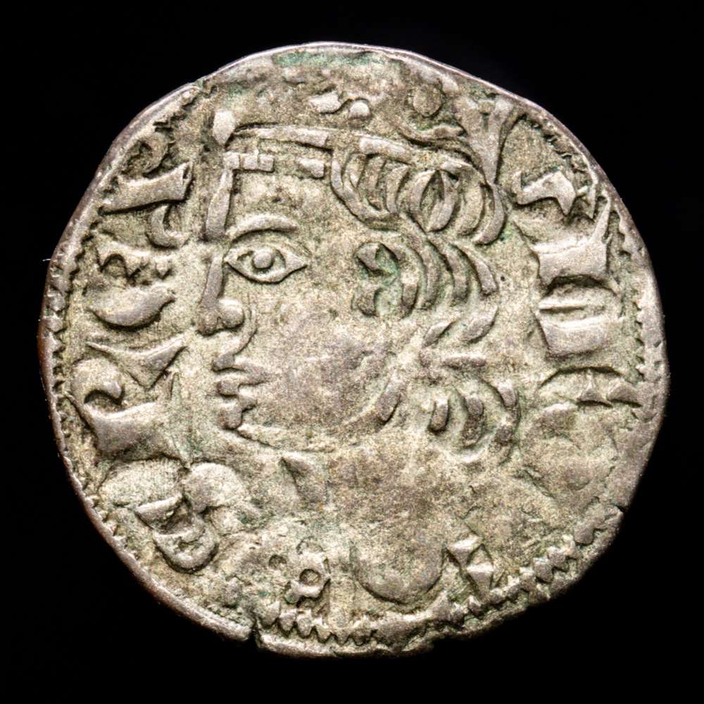 Alfonso XI. Cornado. (0,85 g.). Murcia. (1312-1350). BAUTISTA-476. MBC+. M en la puerta