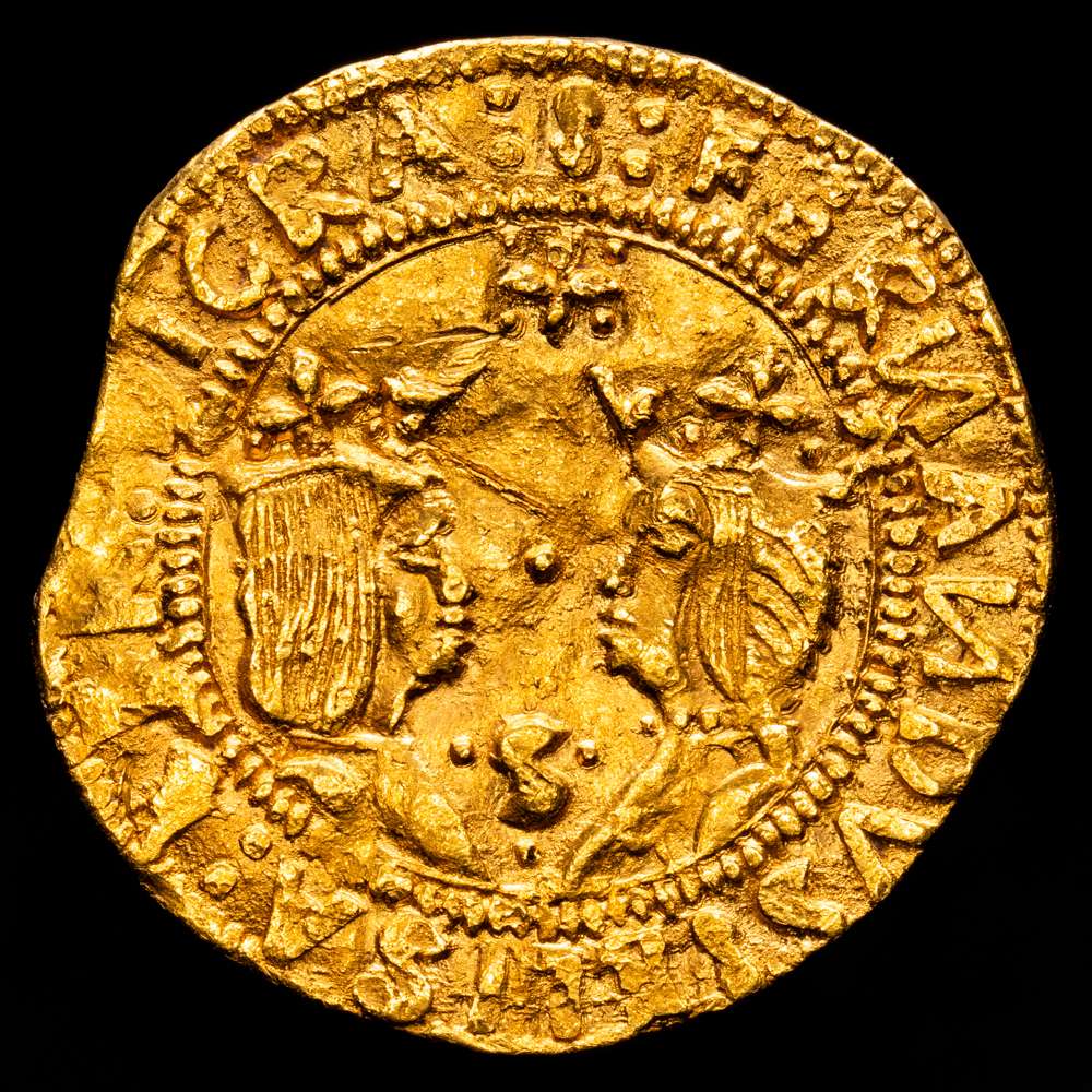 Fernando e Isabel (1474-1504). Doble excelente. Sevilla. (Cal-733). (6,91 g.). MBC+.