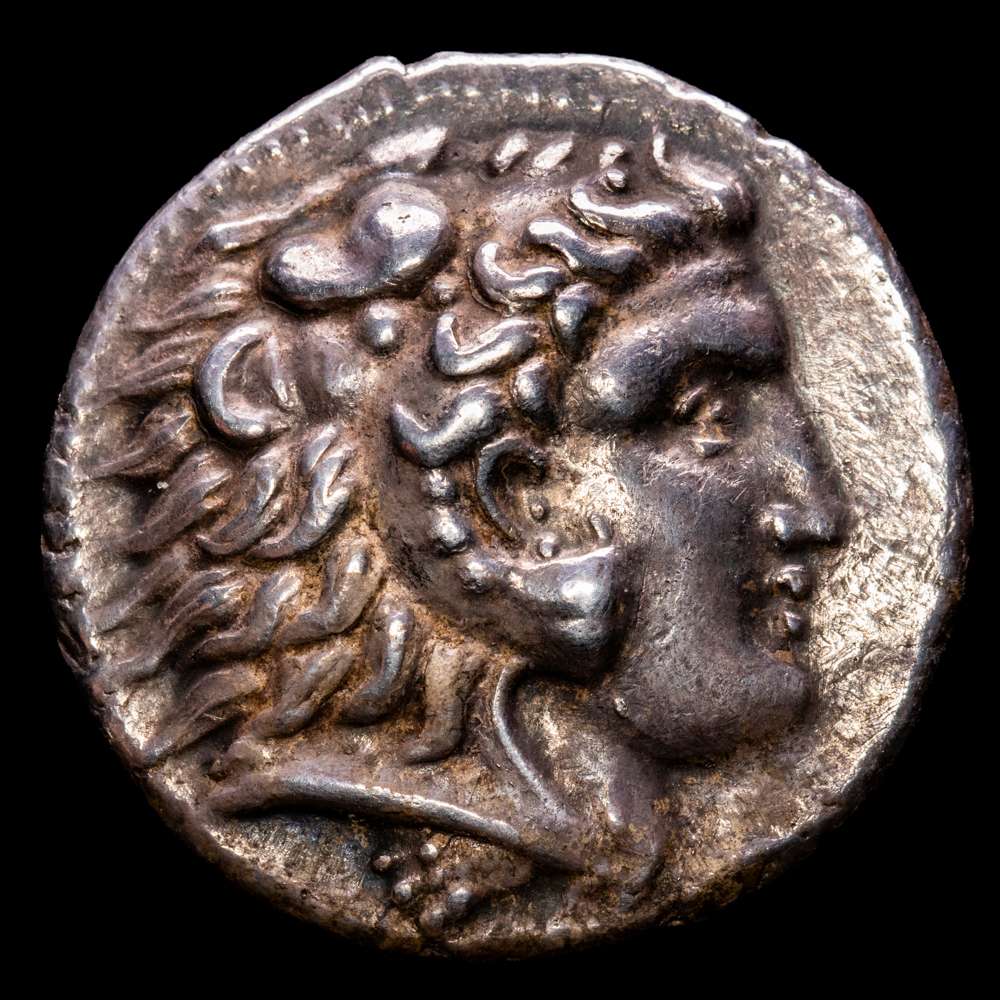 REINO PTOLEMAICO, Ptolomeo I Soter (como Sátrapa), acuñado a nombre y bajo los tipos de Alejandro III el Grande. Tetradracma. (Ar. 17,00g/26mm). 320-315 aC Arados. EBC-.