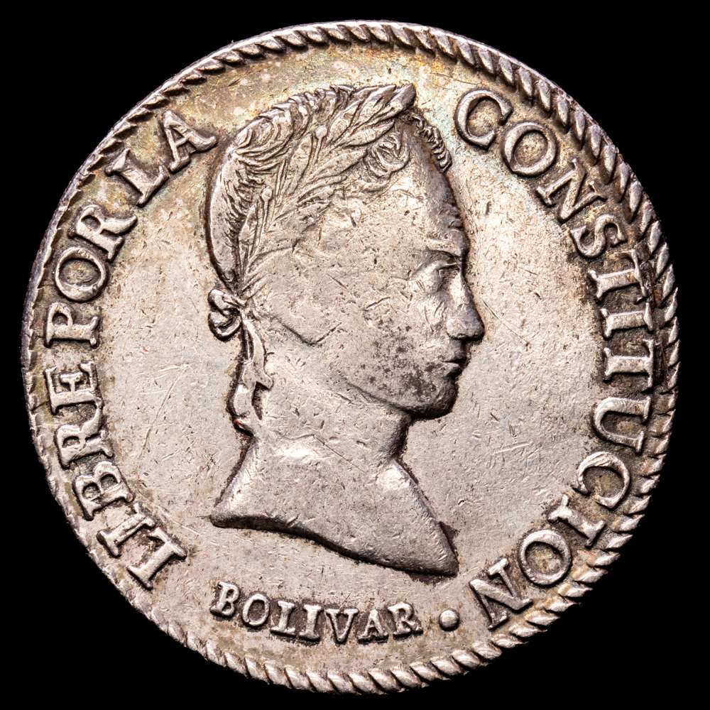 Bolivia. 8 soles. 1844. Potosí. R. (Km-103). Ag. 27,16 gramos. VF+.